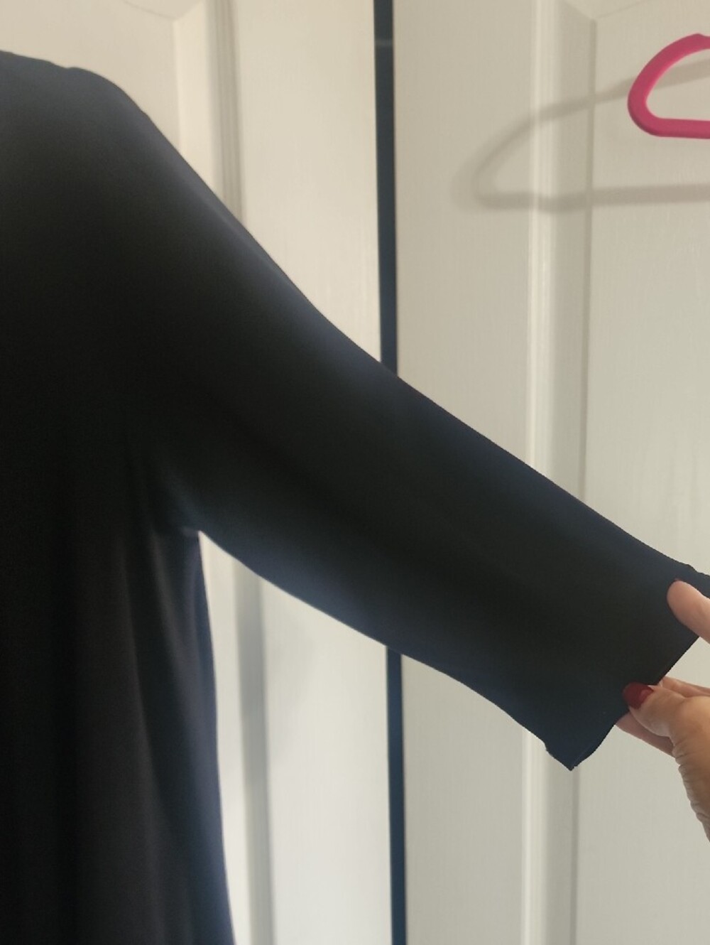 Alfani Black Elbow Length Sleeve Swing Tunic - Picture 3 of 7